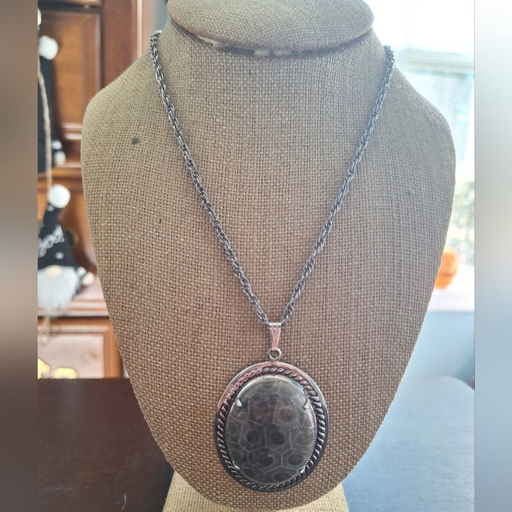 Petoskey Stone Necklace - Picture 2 of 5